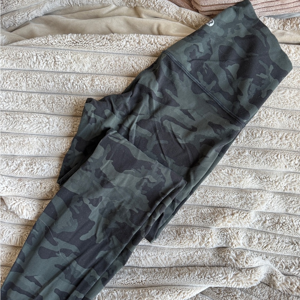 lululemon athletica Align Legging- Olive Green Camo High-Rise Leggings